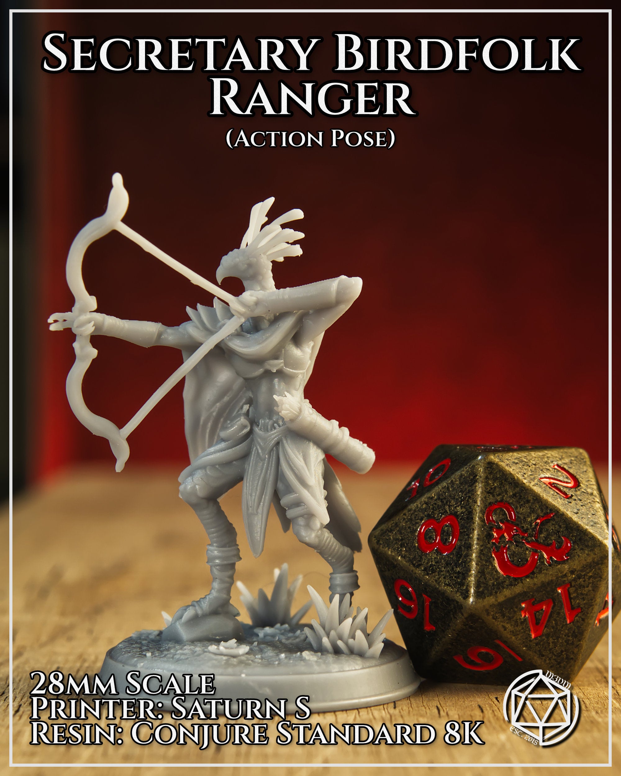Secretary Birdfolk Ranger Action by Mia Kay M3DM