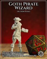 Goth Pirate Wizard Action by Mia Kay M3DM
