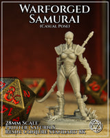 Warforged Female Samurai Casual by Mia Kay M3DM