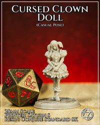 Cursed Clown Doll Casual by Mia Kay M3DM