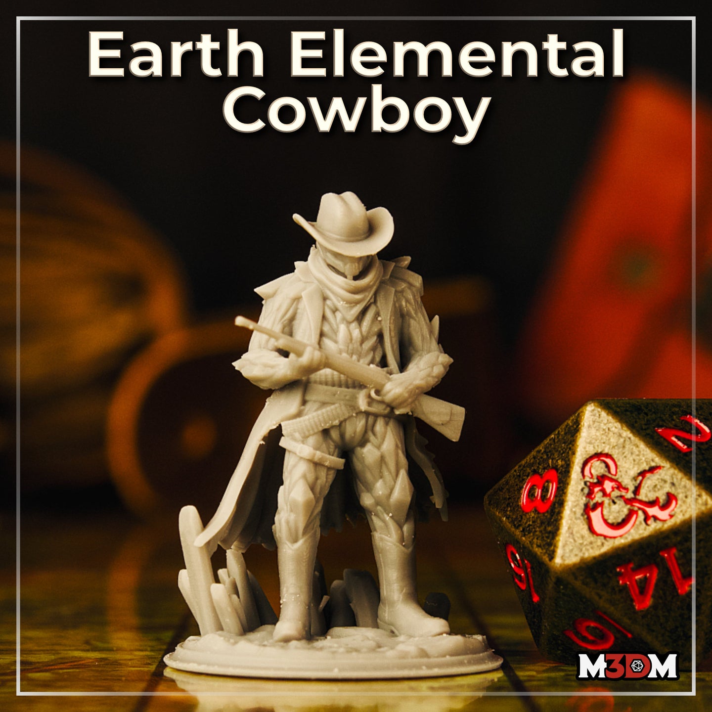 Earth Elemental Cowboy by Mia Kay M3DM