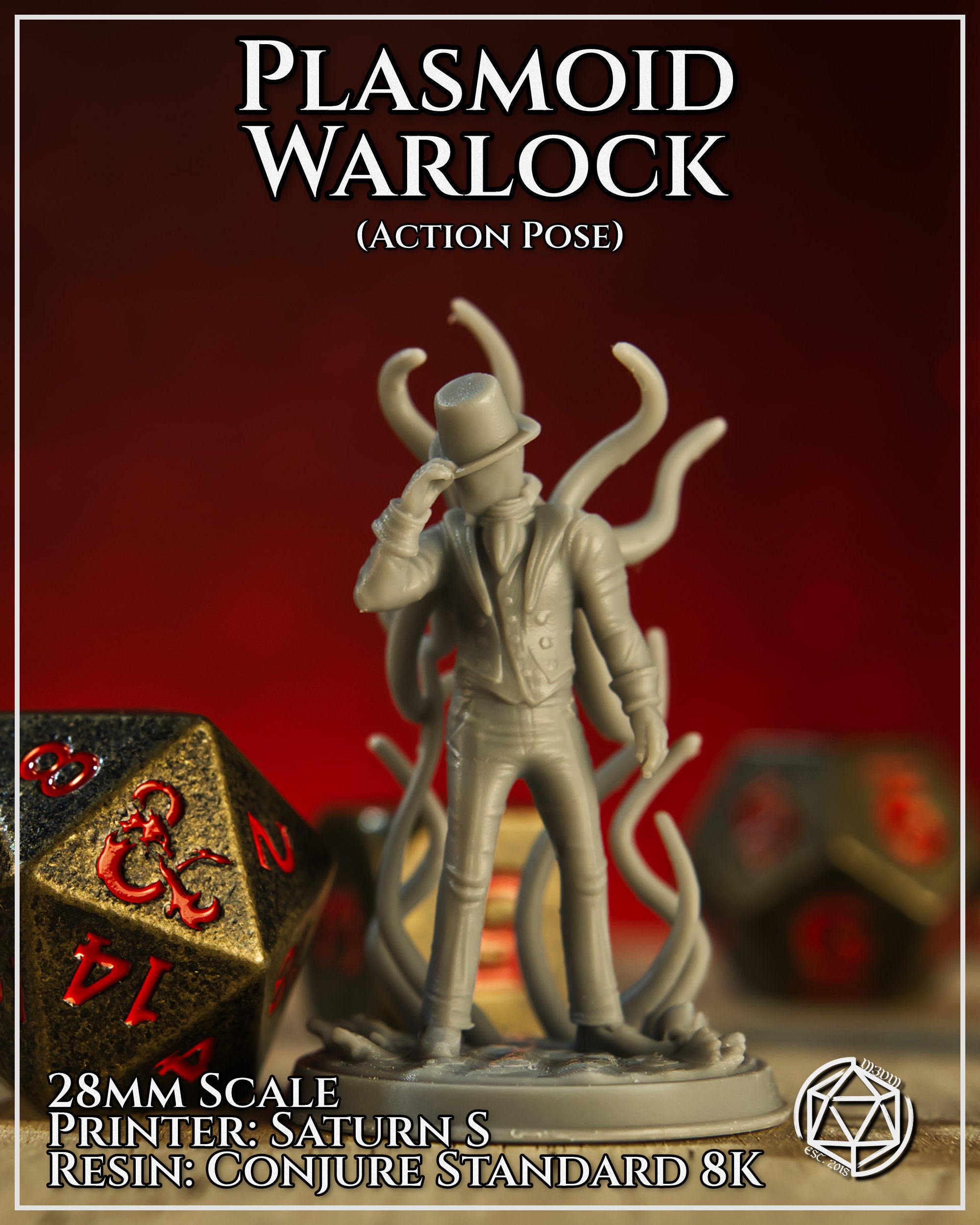 Plasmoid Warlock Action by Mia Kay M3DM