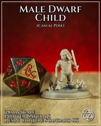 Male Dwarf Child Casual by Mia Kay M3DM