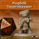 Pugfolk Tavernkeeper by Mia Kay M3DM