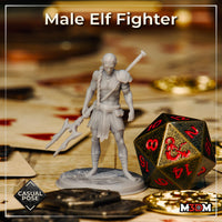 Male Elf Fighter Casual by Mia Kay M3DM
