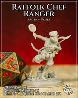 Ratfolk Chef Ranger Action by Mia Kay M3DM