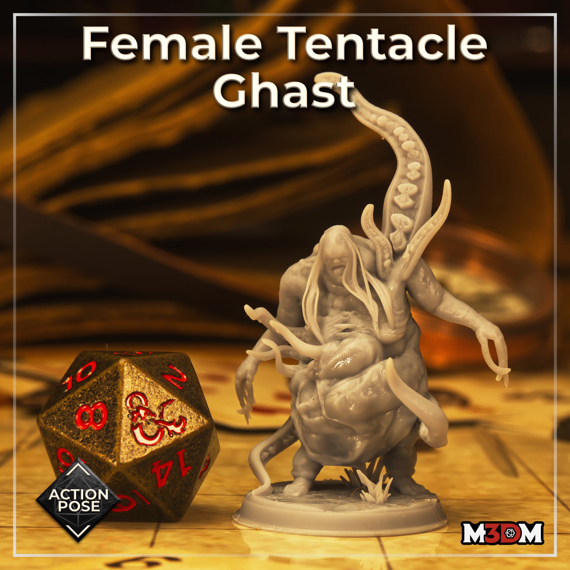 Female Tentacle Ghast Action by Mia Kay M3DM
