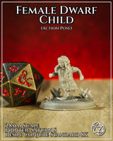 Female Dwarf Child Action by Mia Kay M3DM