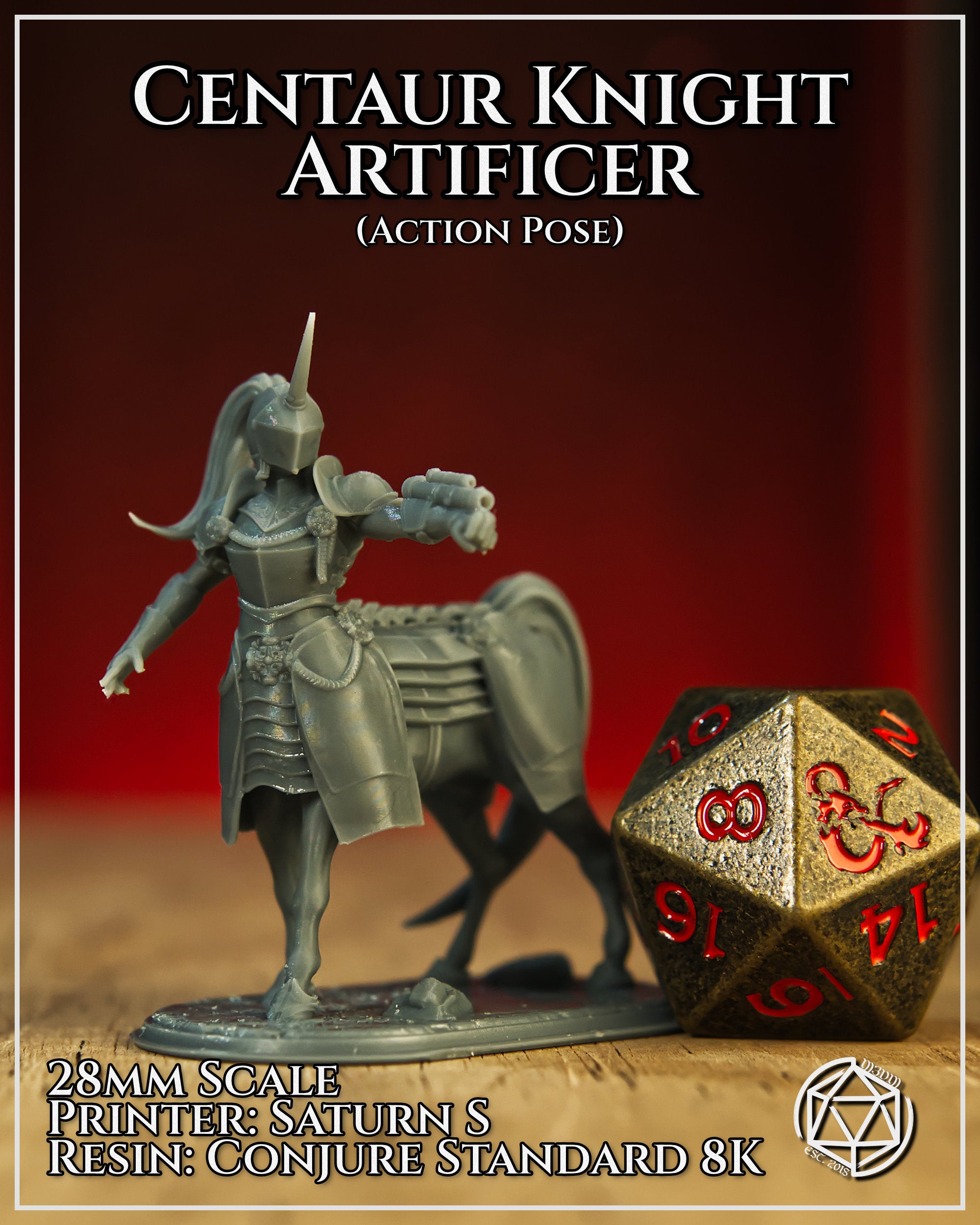 Centaur Knight Artificer Action by Mia Kay M3DM