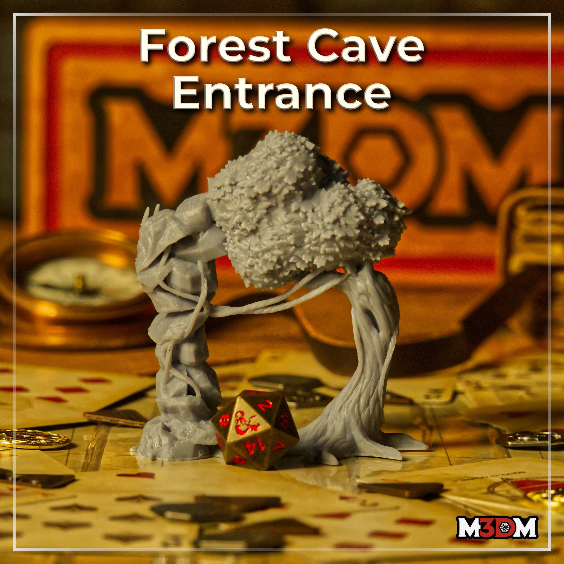 Forest Cave Entrance by Mia Kay M3DM