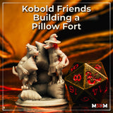 Kobold Friends Building Pillow Fort by Mia Kay M3DM