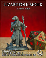 Lizardfolk Monk Casual by Mia Kay M3DM