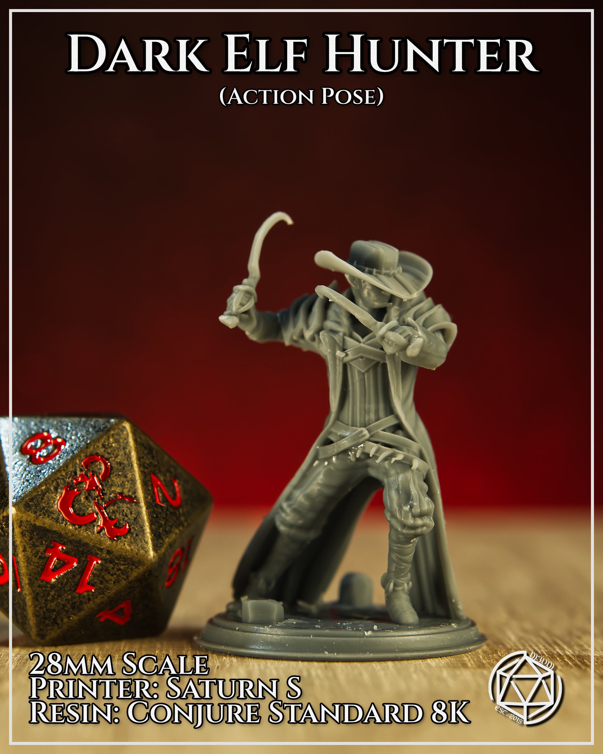 Dark Elf Hunter Action by Mia Kay M3DM