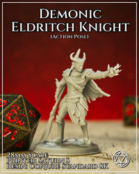 Tiefling / Demonic Eldritch Knight Action by Mia Kay M3DM