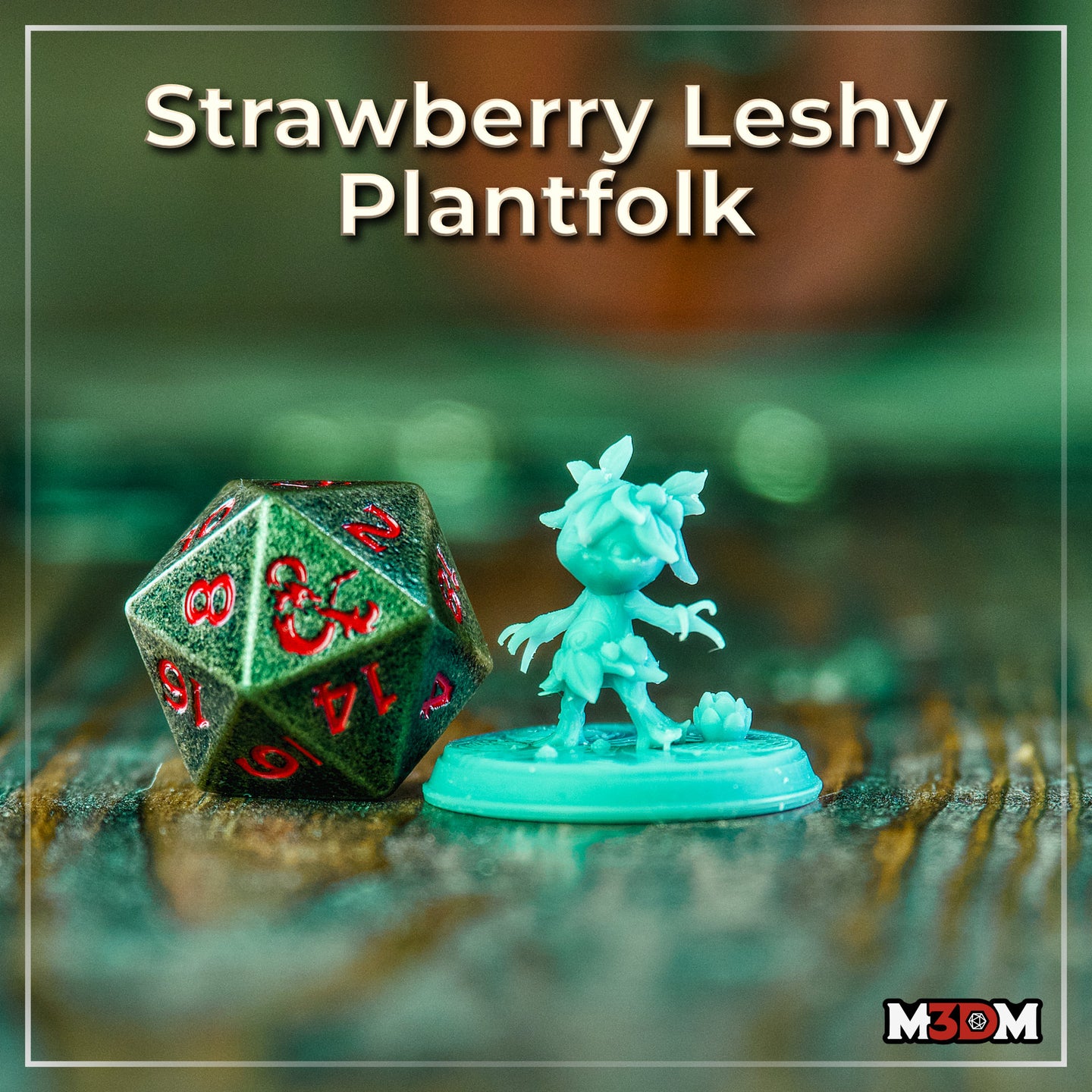 Strawberry Leshy Plantfolk by Mia Kay M3DM