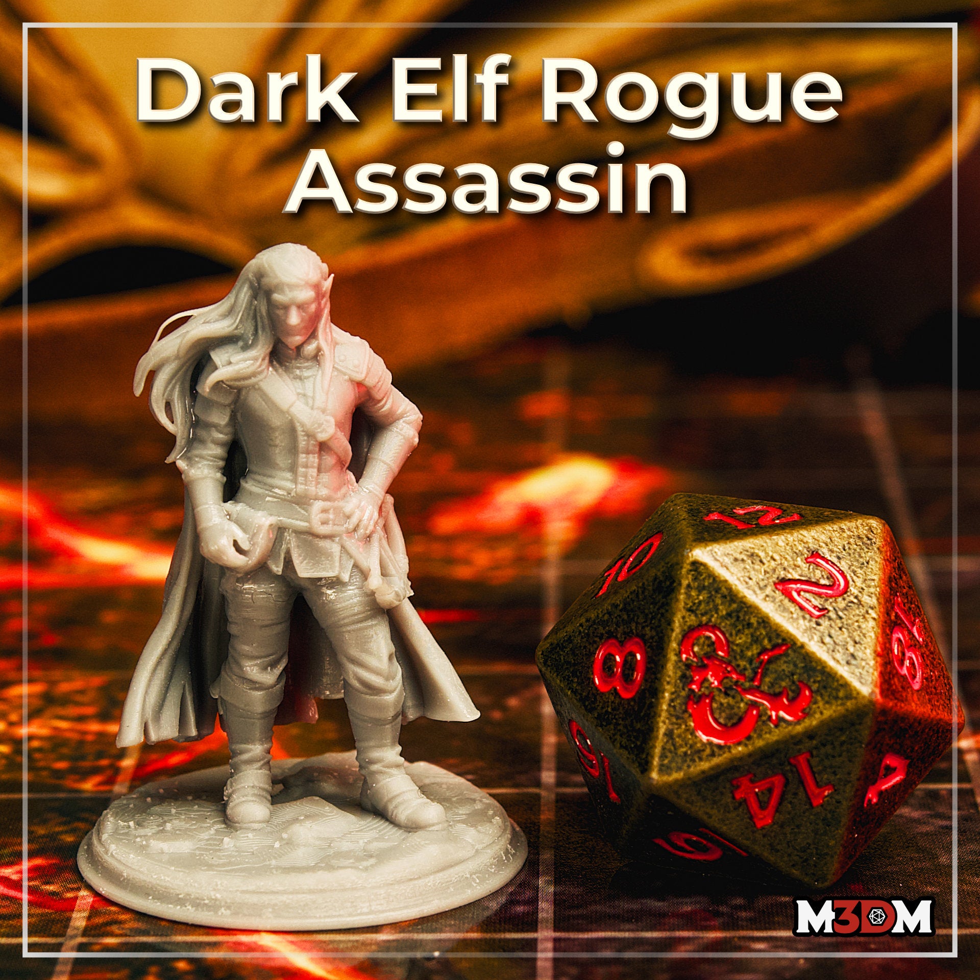 Dark Elf Rogue Assassin by Mia Kay M3DM