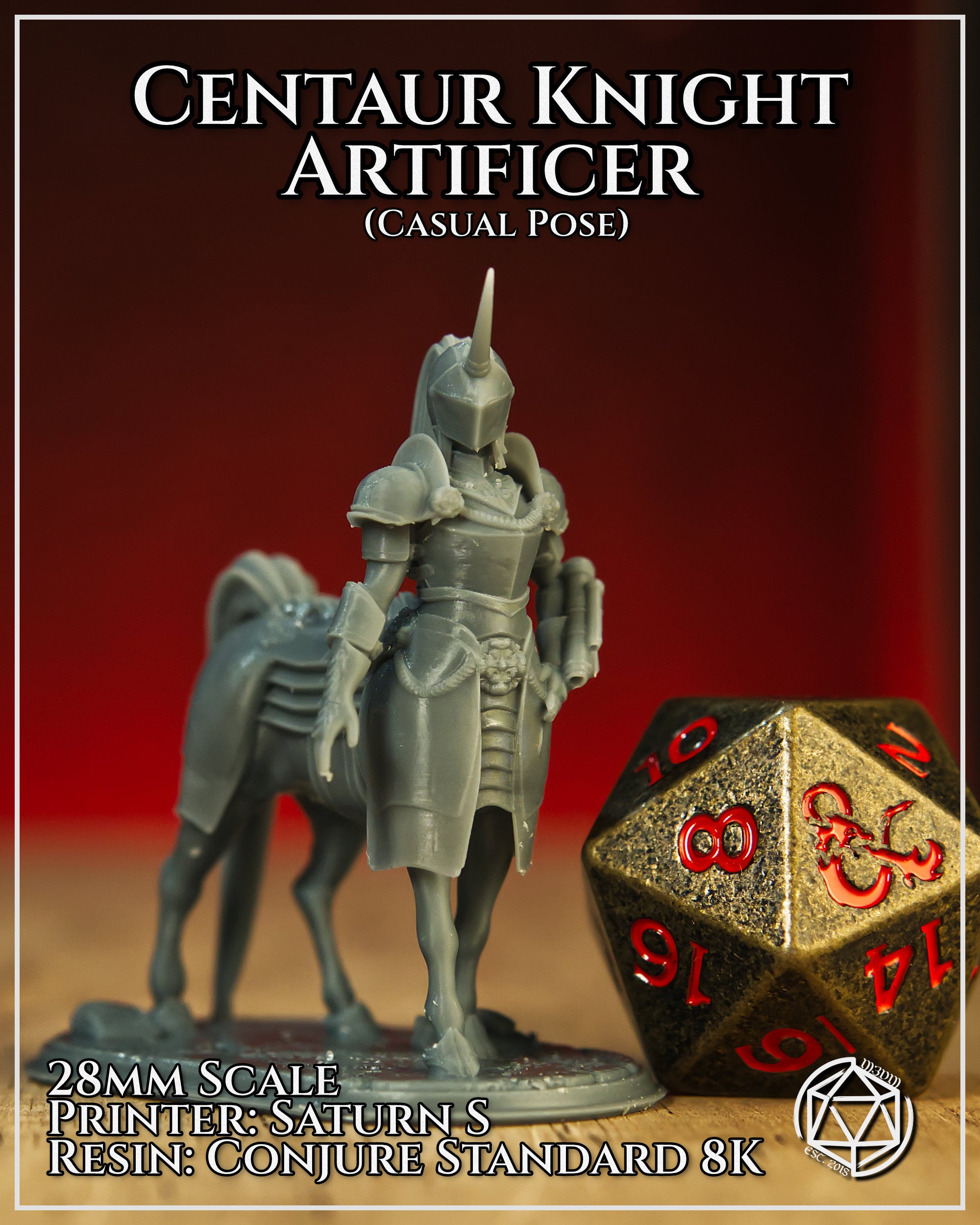 Centaur Knight Artificer Casual by Mia Kay M3DM