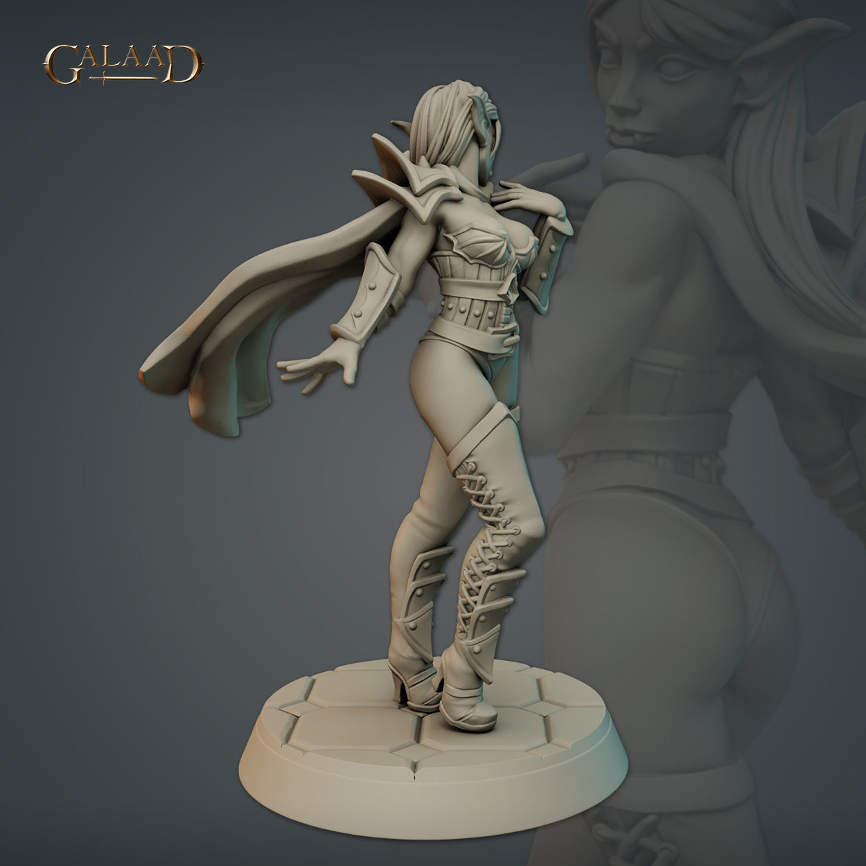 Vampire Pinup 01 by Galaad Miniatures