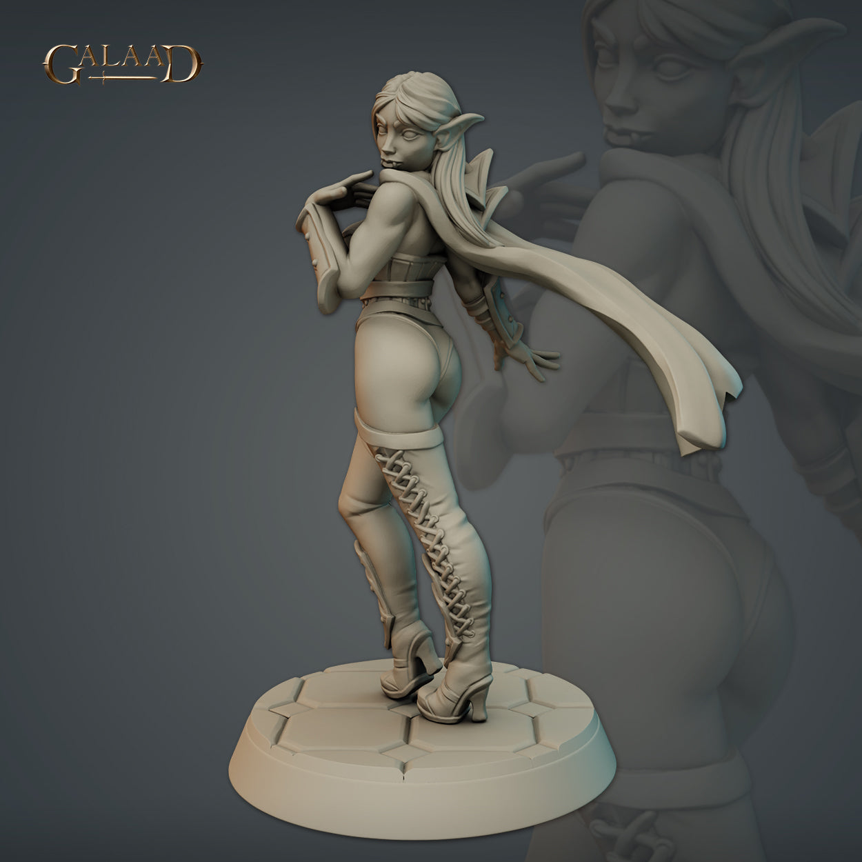 Vampire Pinup 01 by Galaad Miniatures