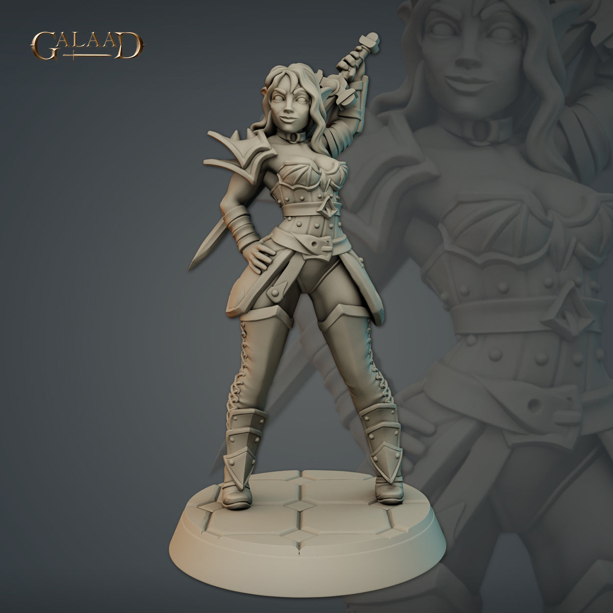 Vampire Pinup 02 by Galaad Miniatures