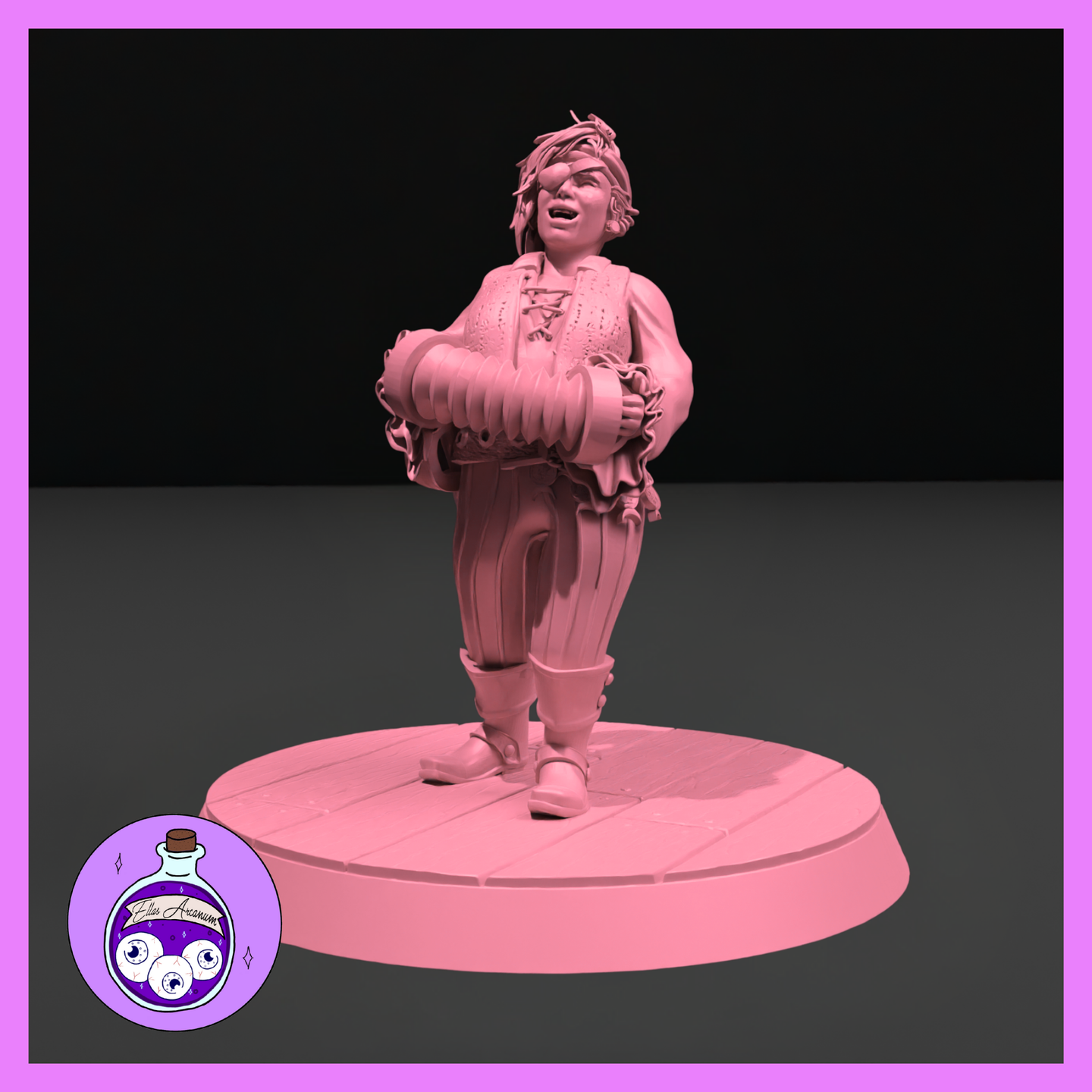 Pirate Bard by Ella's Arcanum Minis