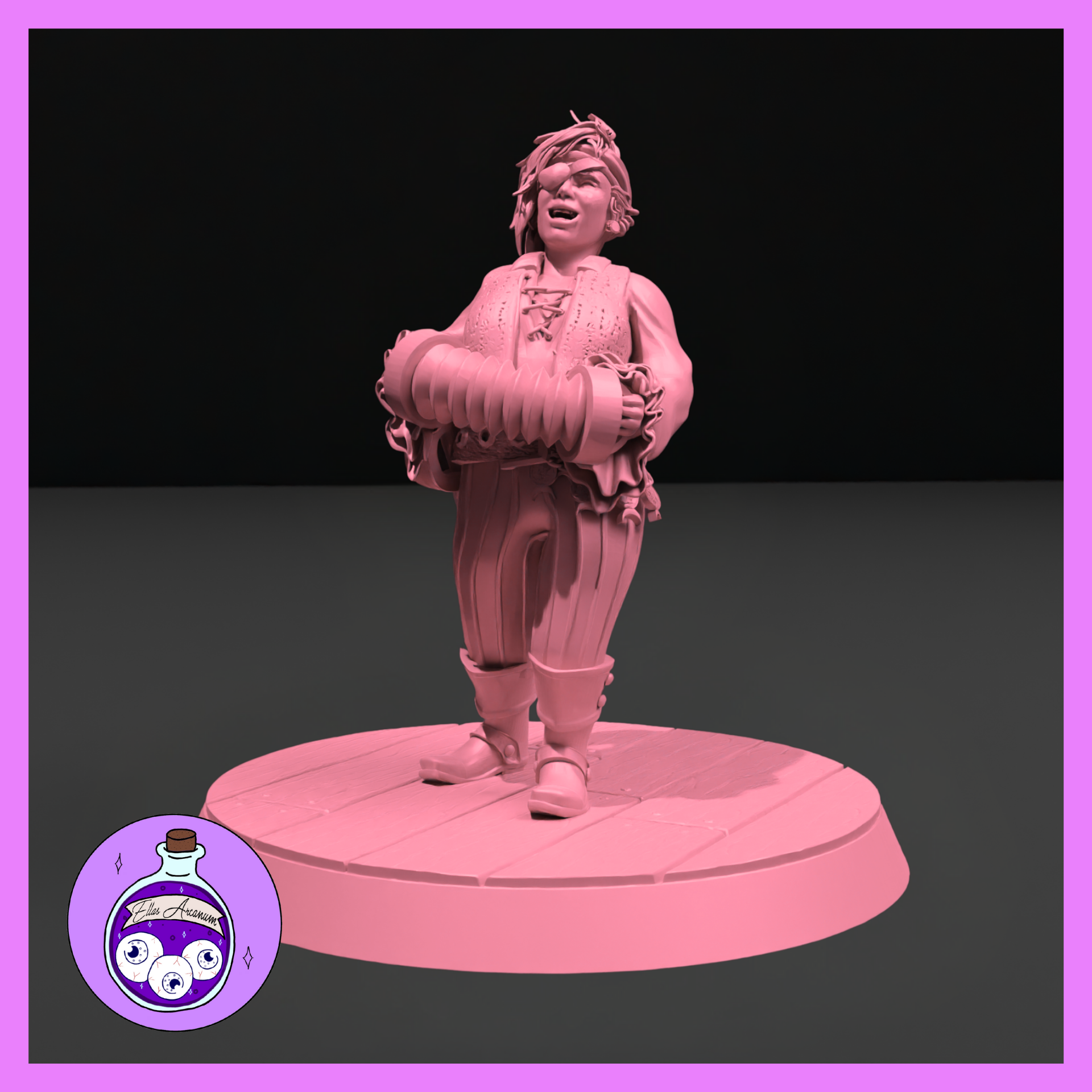 Pirate Bard by Ella's Arcanum Minis