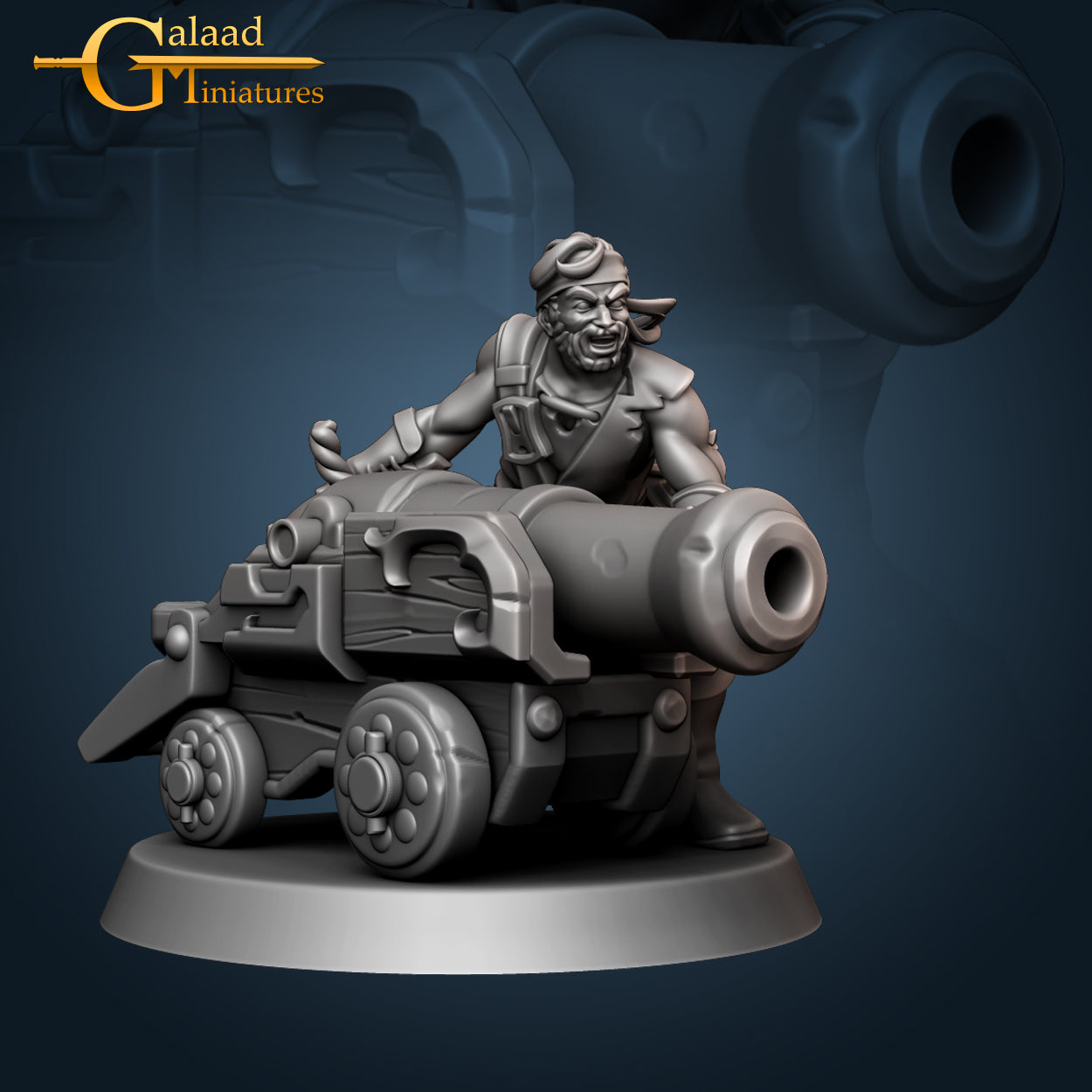 Pirate Cannon by Galaad Miniatures
