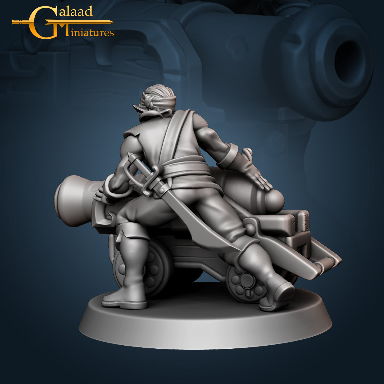Pirate Cannon by Galaad Miniatures
