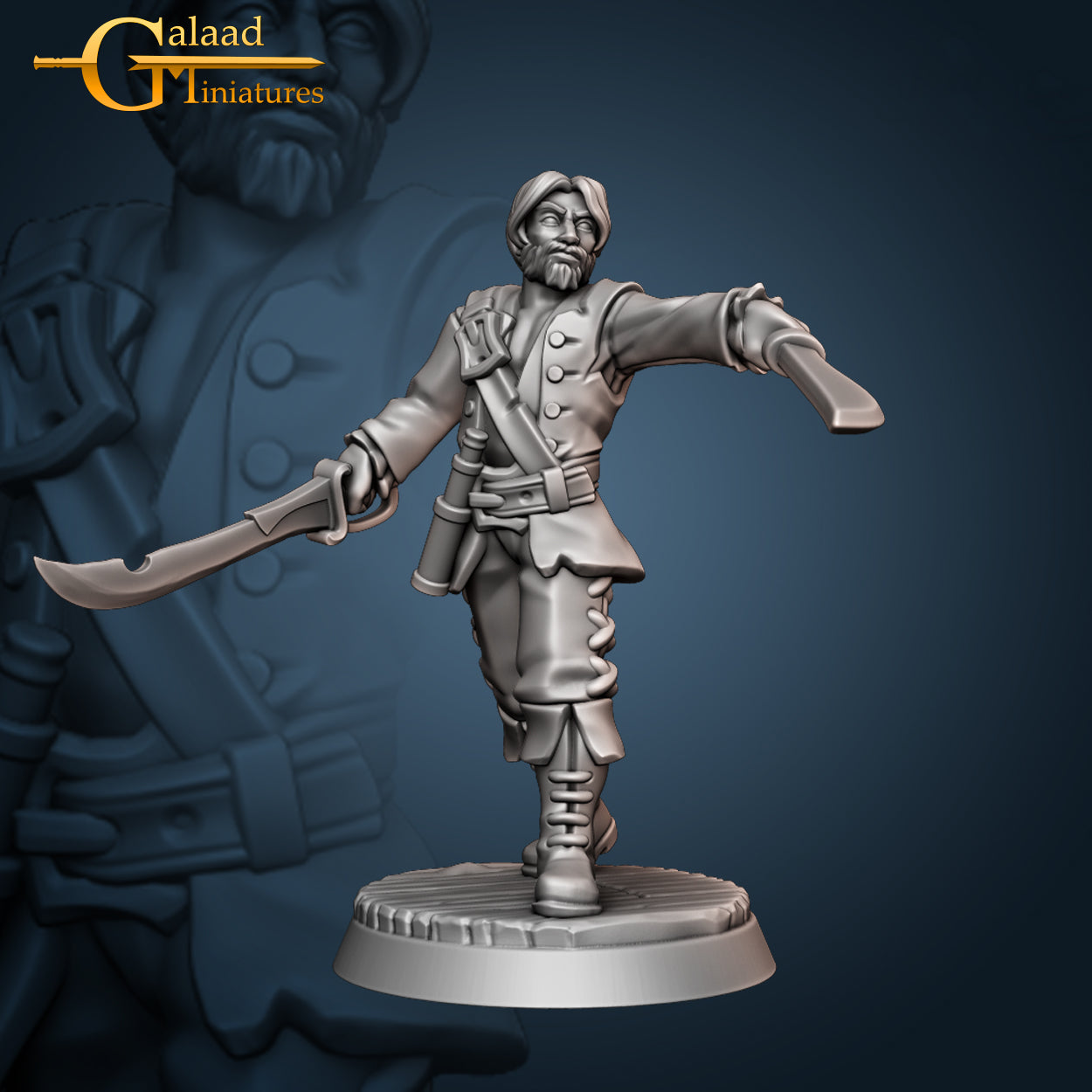 Pirate Fight by Galaad Miniatures