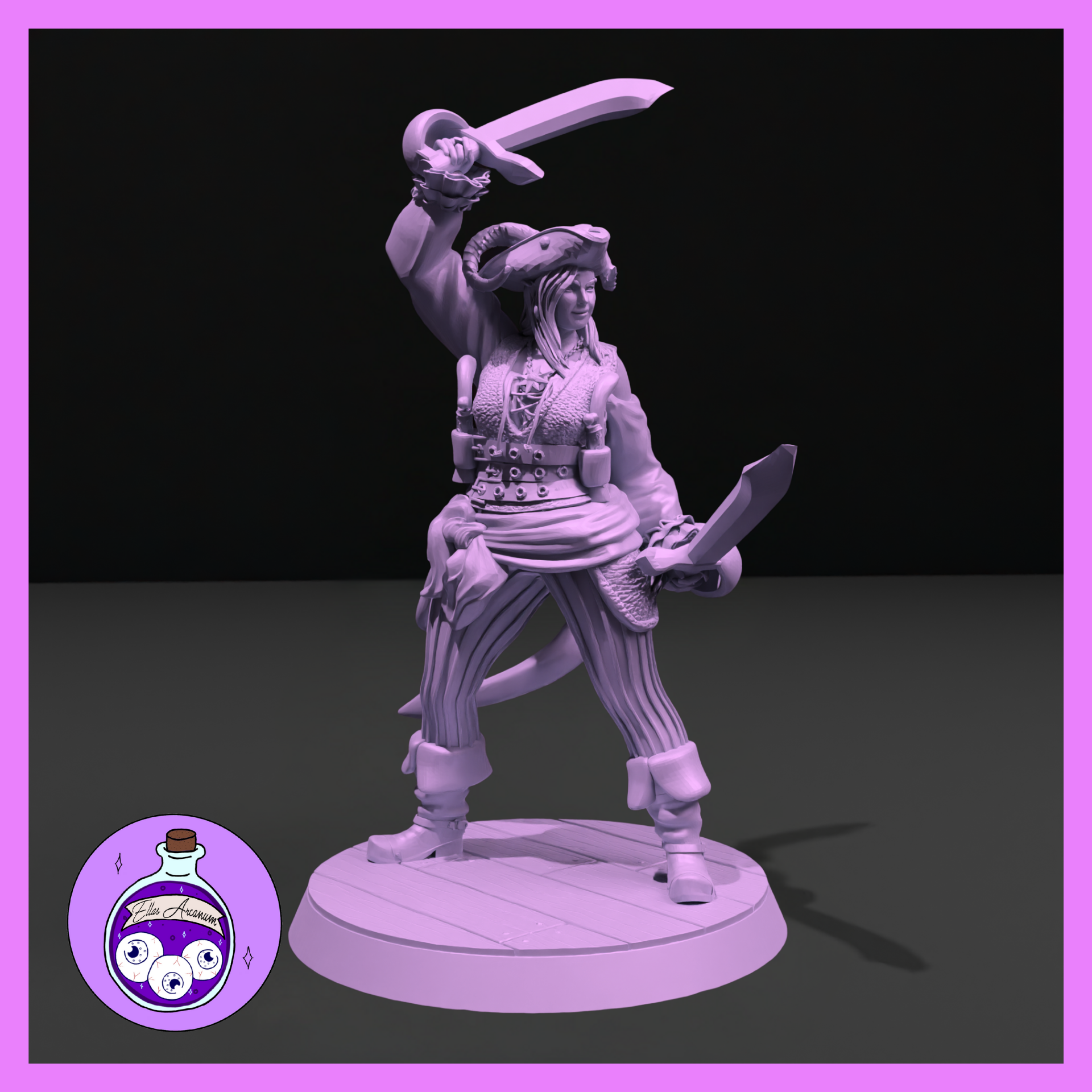 Pirate First Mate by Ella's Arcanum Minis