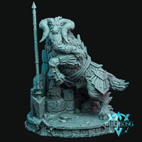 Kahtrop the Defender of the North - Spear by Hoof by Witchsong Miniatures