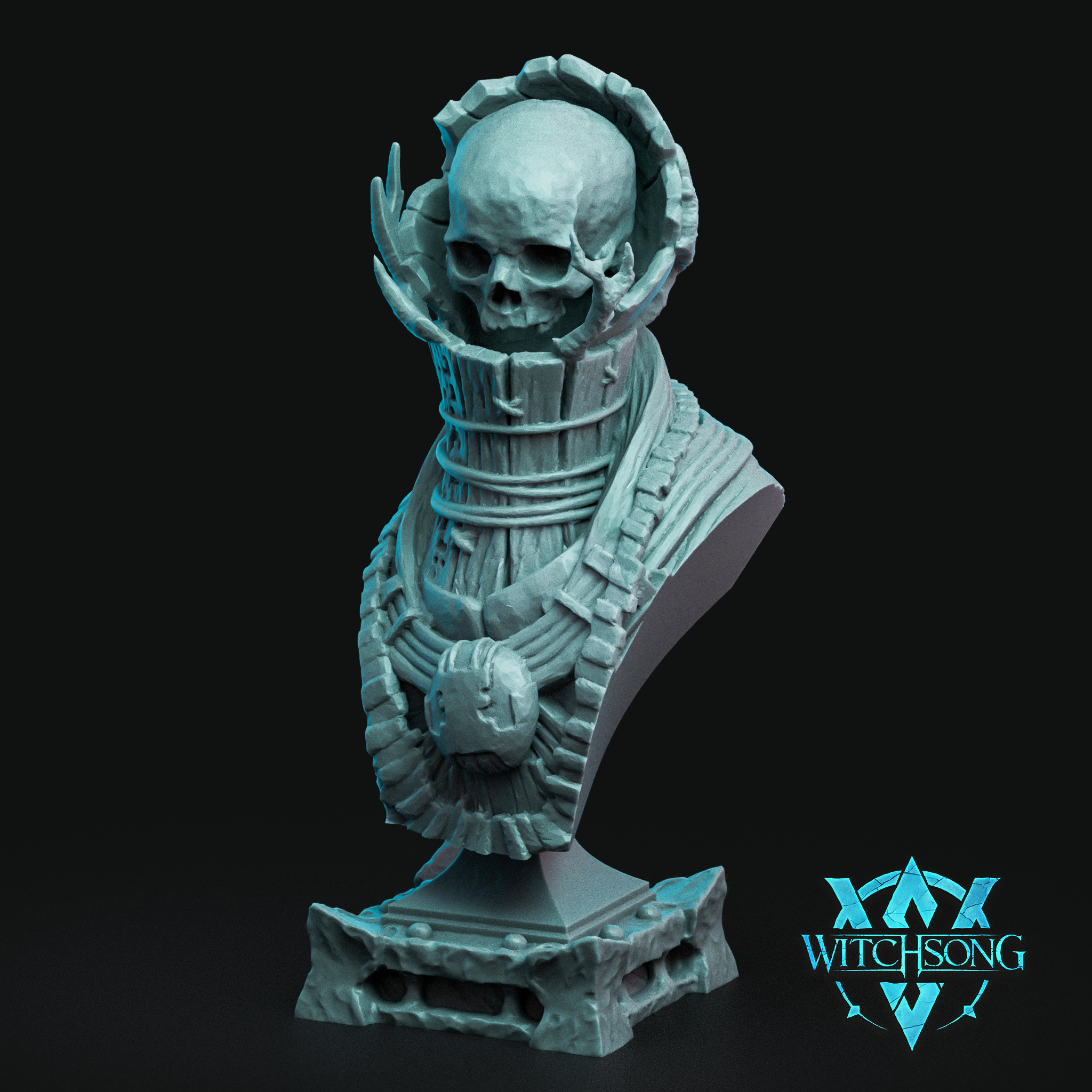 Priest Sentinel Bust by Witchsong Miniatures