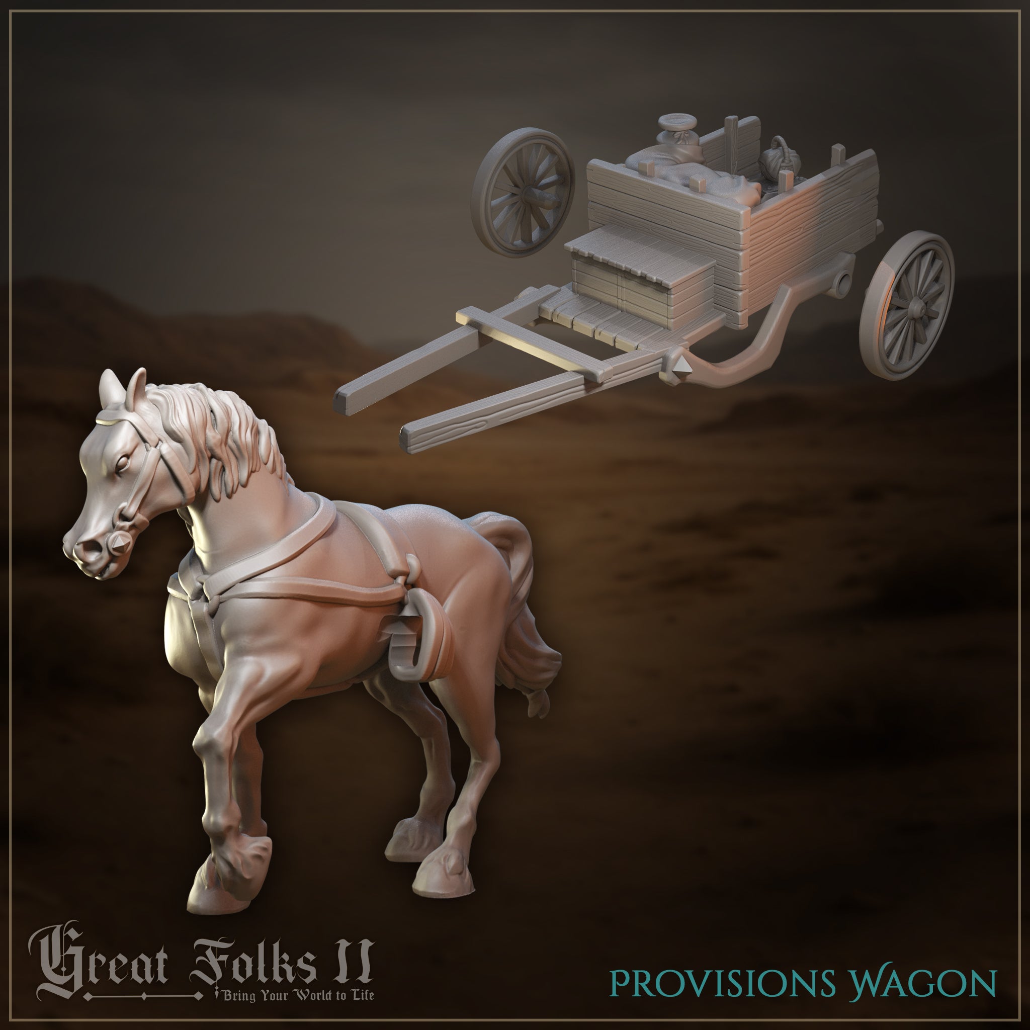 Provisions Wagon by Great Grimoire