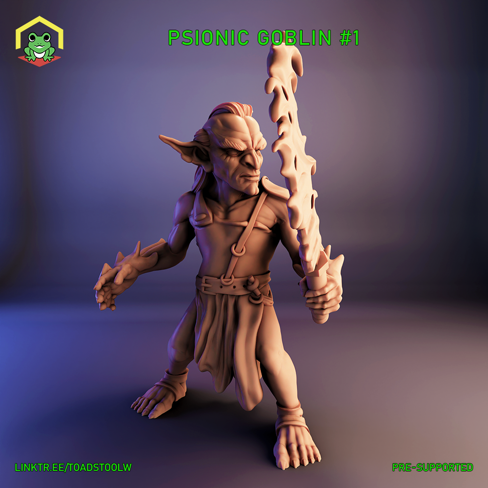 Psionic Goblin #1 by The Toadstool Weaver