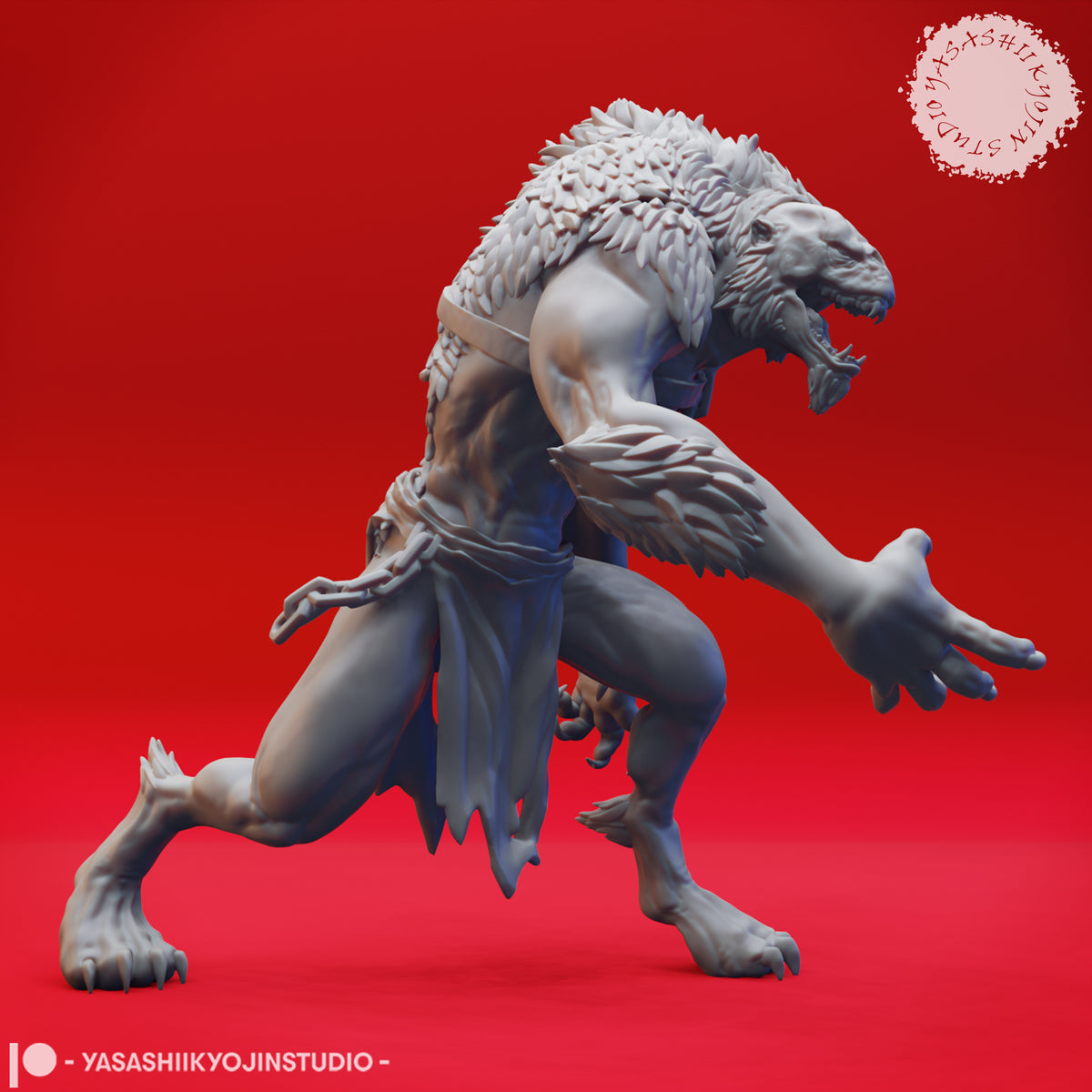 Quaggoth Race Quaggoth 04 D&D Miniature by Yasashii Kyojin Studios – MitzNSimz