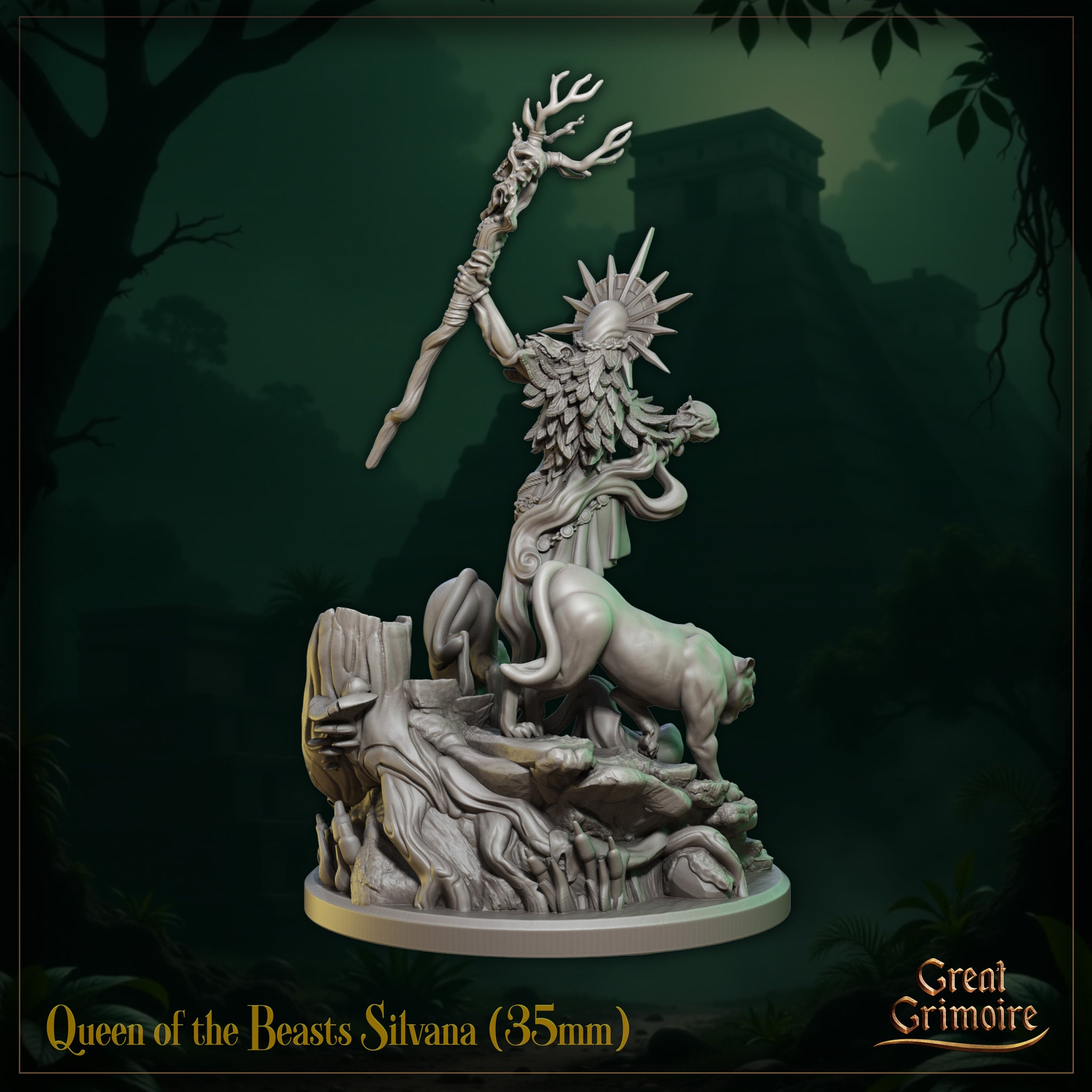 Queen of the Beasts Silvana by Great Grimoire
