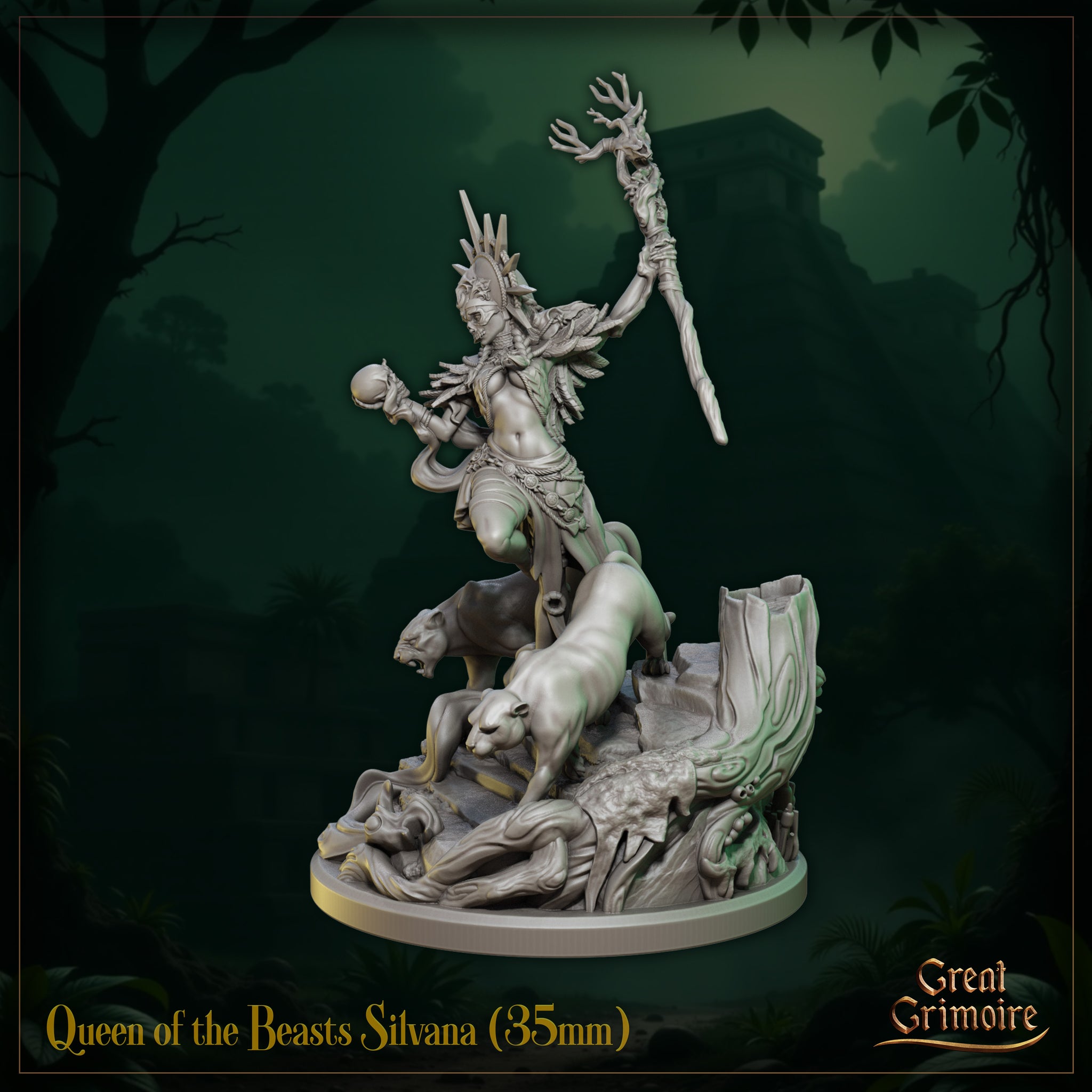 Queen of the Beasts Silvana by Great Grimoire