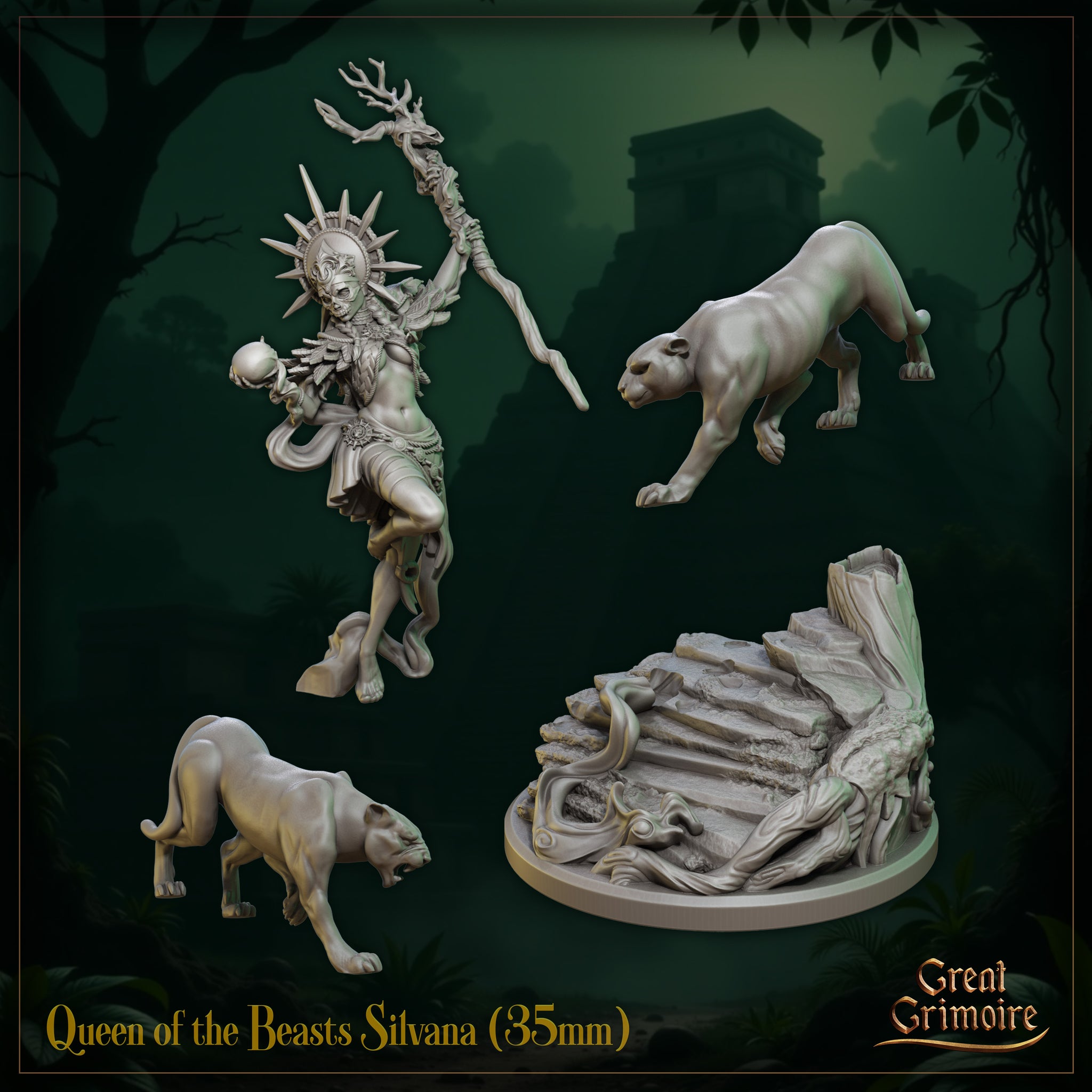 Queen of the Beasts Silvana by Great Grimoire
