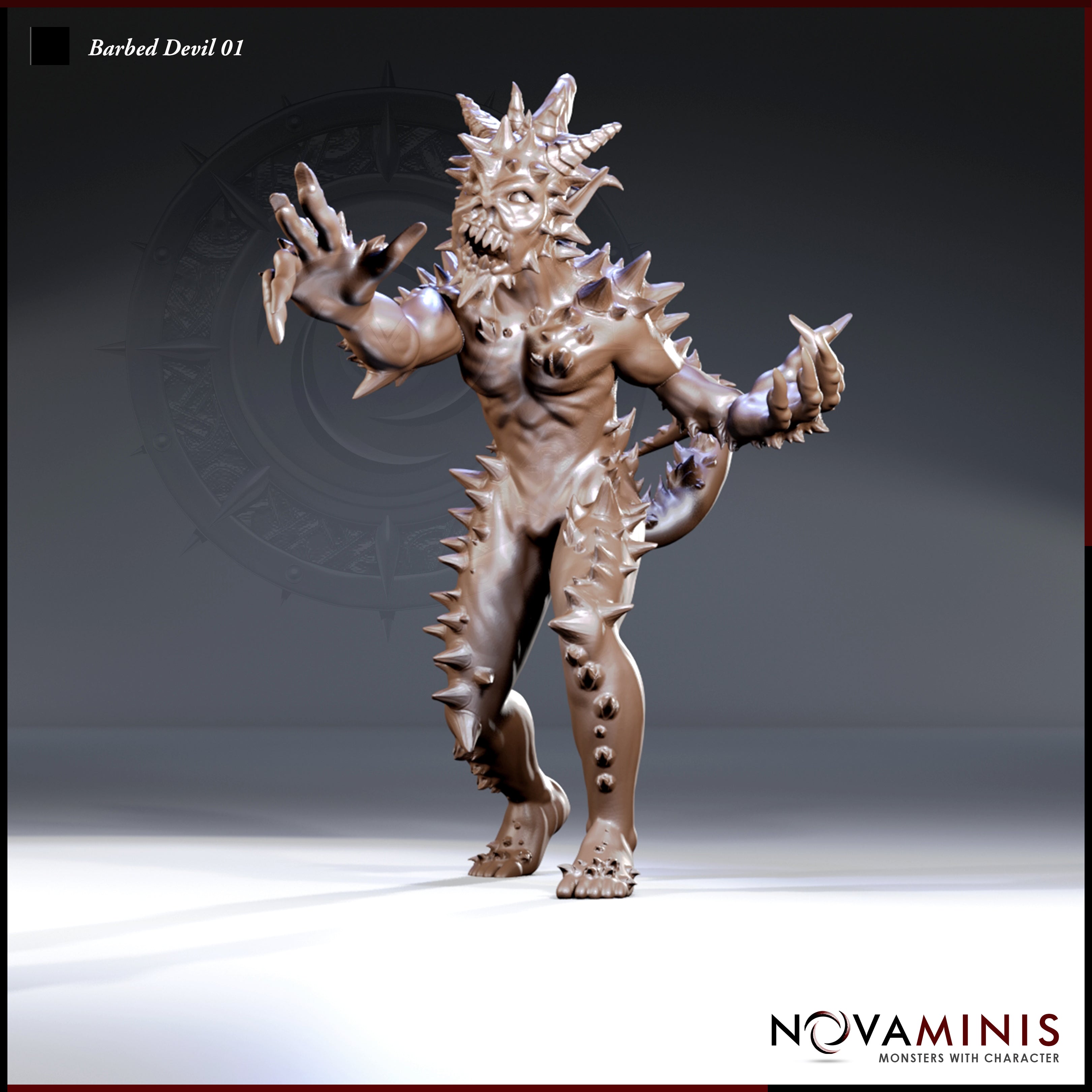 Barbed Devil Bundle | D&D Miniature for Avernus Campaigns – MitzNSimz