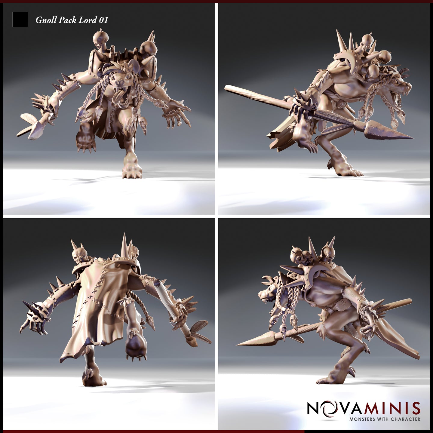 Gnoll Pack Lord 01 by Novaminis
