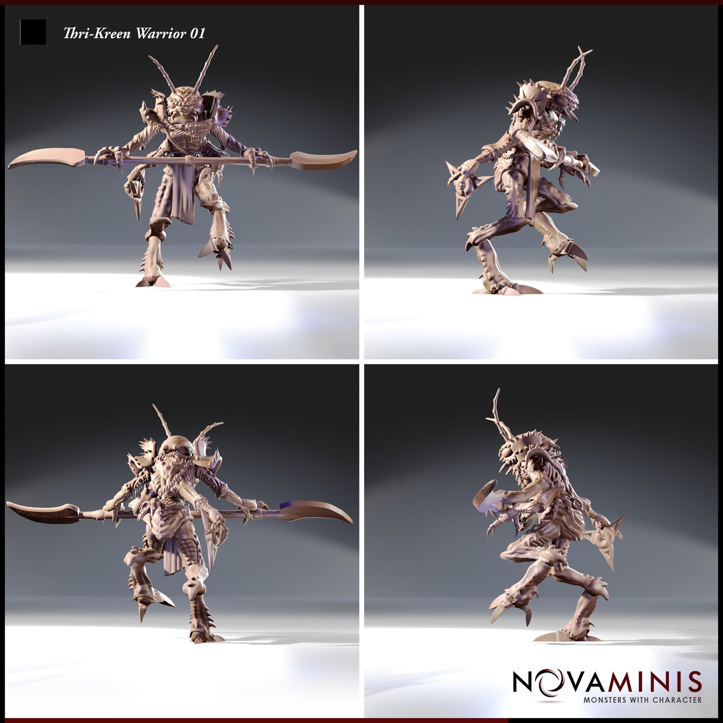 Thri-Kreen Warrior Bundle by Novaminis