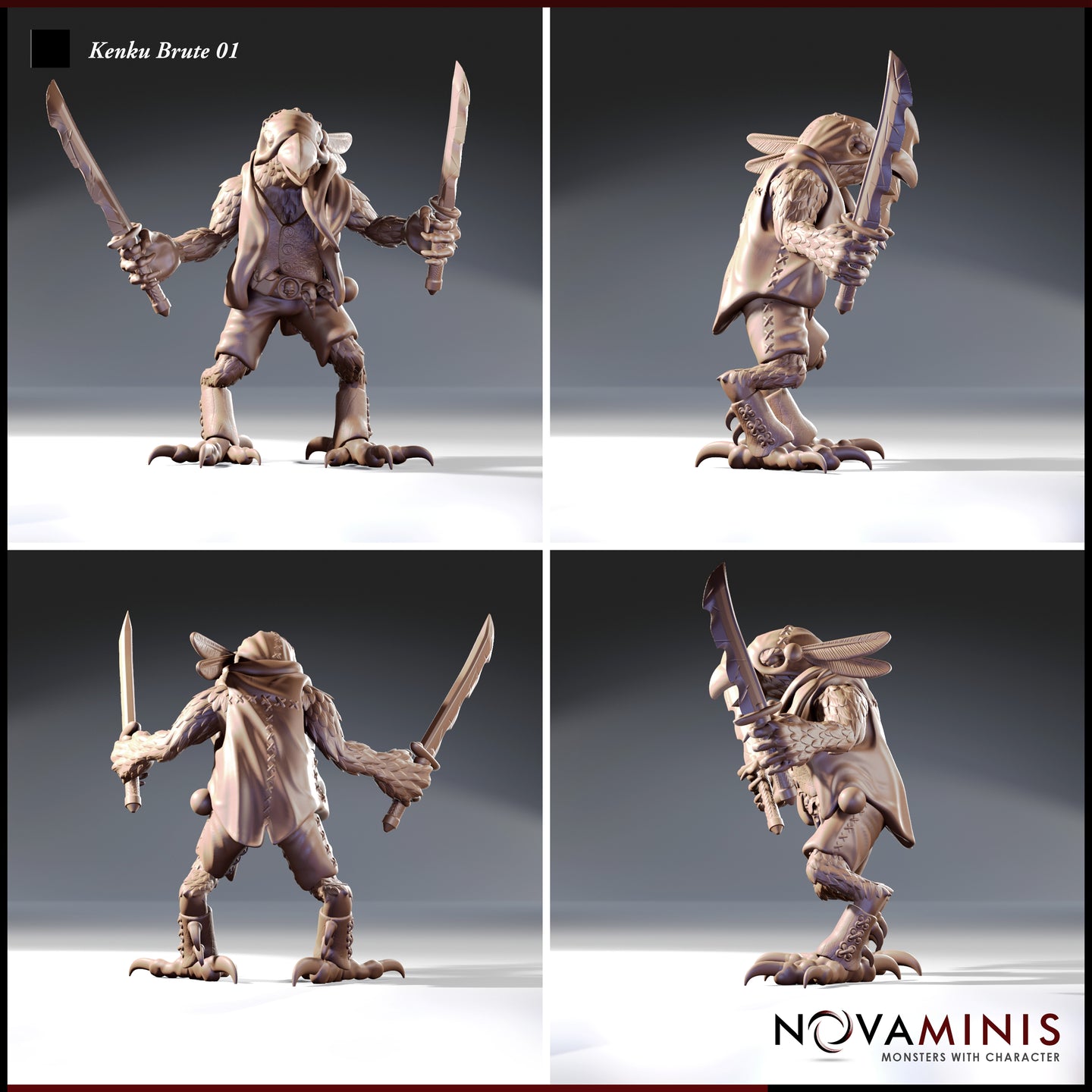 Kenku Brute 01 by Novaminis