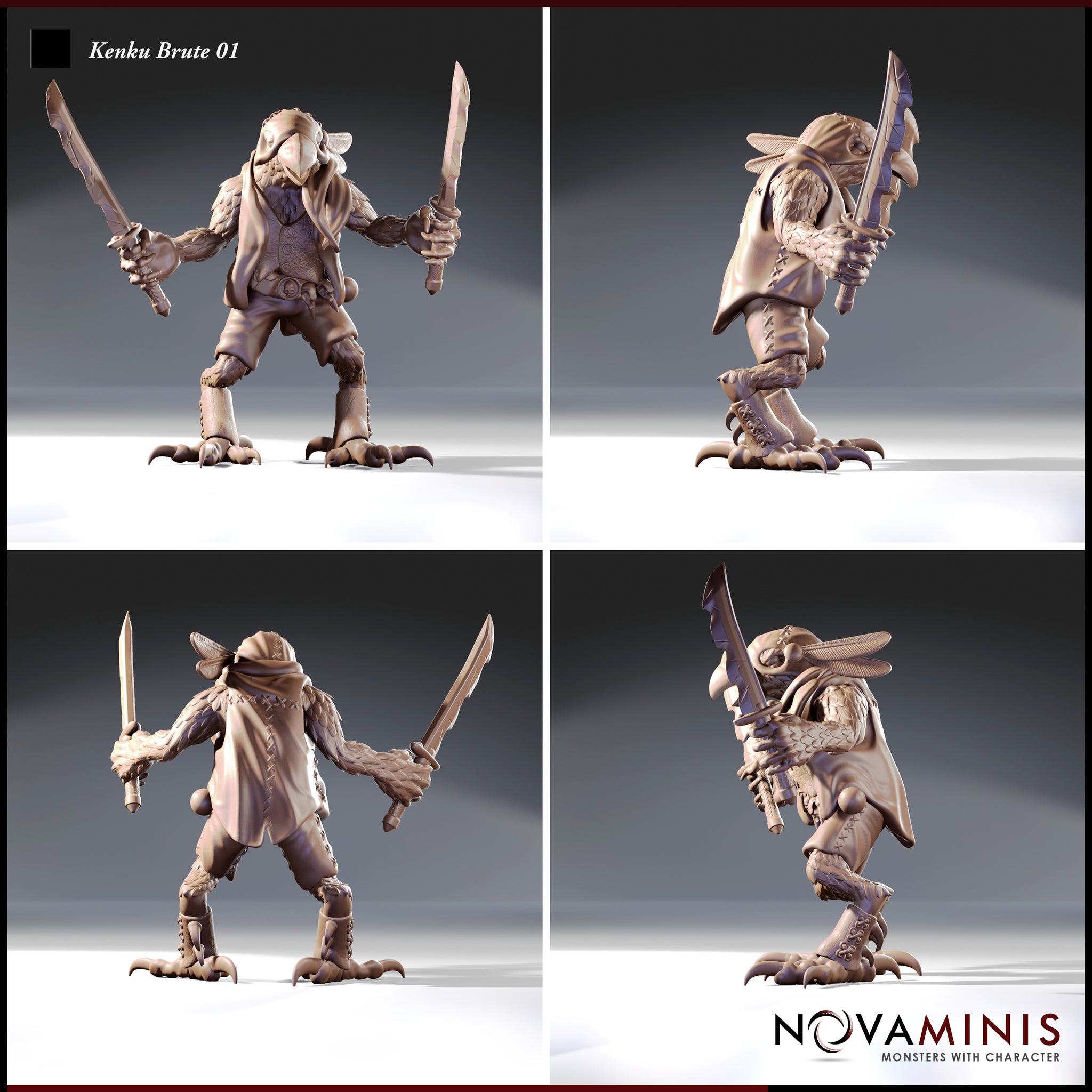 Kenku Brute 01 by Novaminis