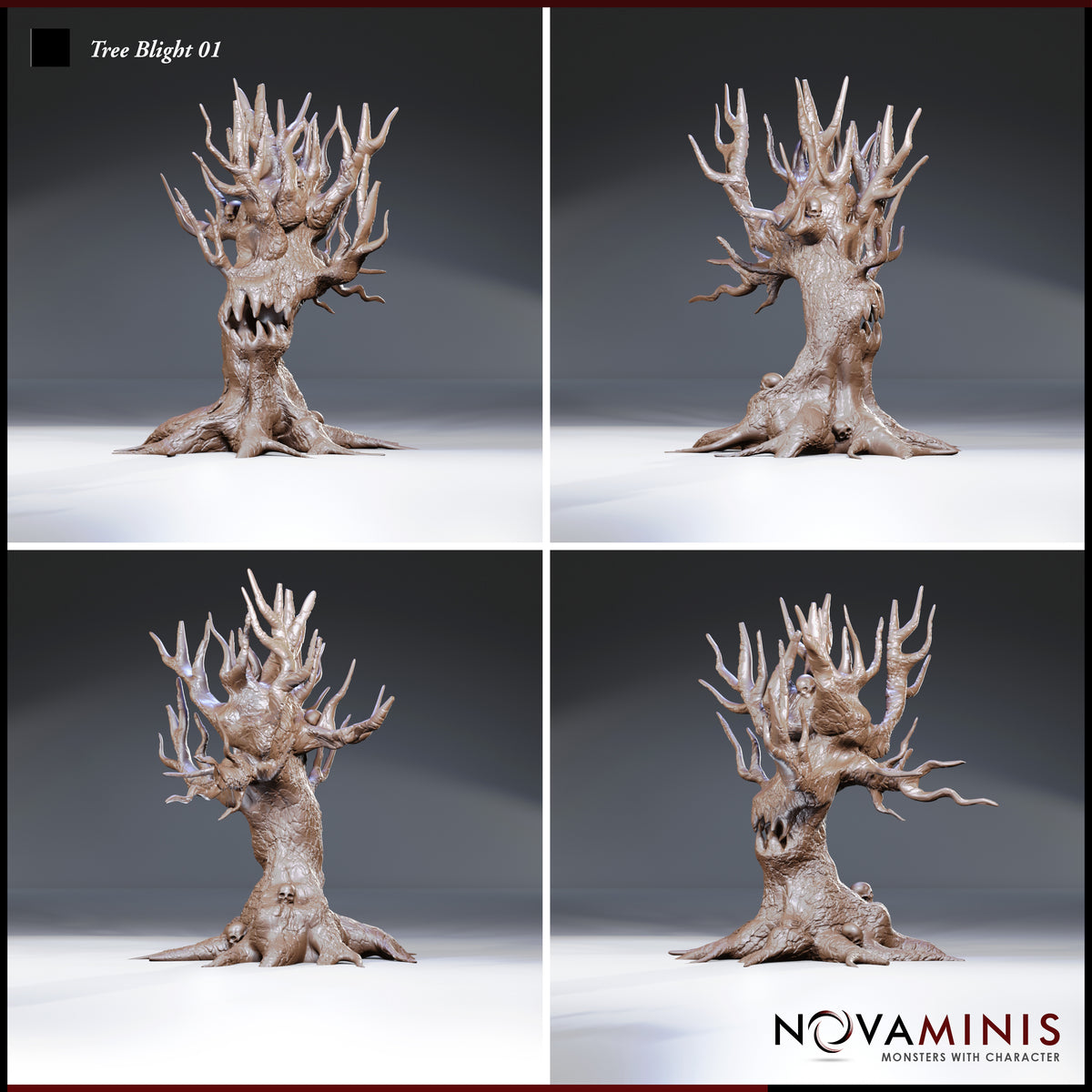 Feywild Tree Rift Tree Blight | D&D Miniature for Feywild Campaigns – MitzNSimz