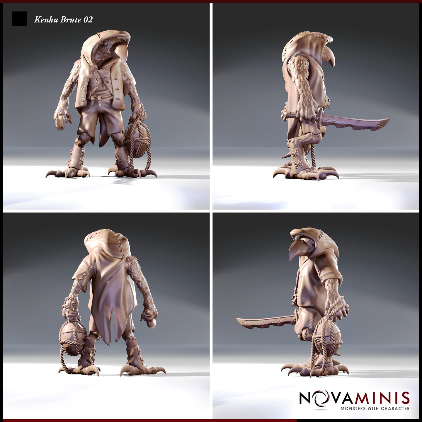 Kenku Brute 02 by Novaminis