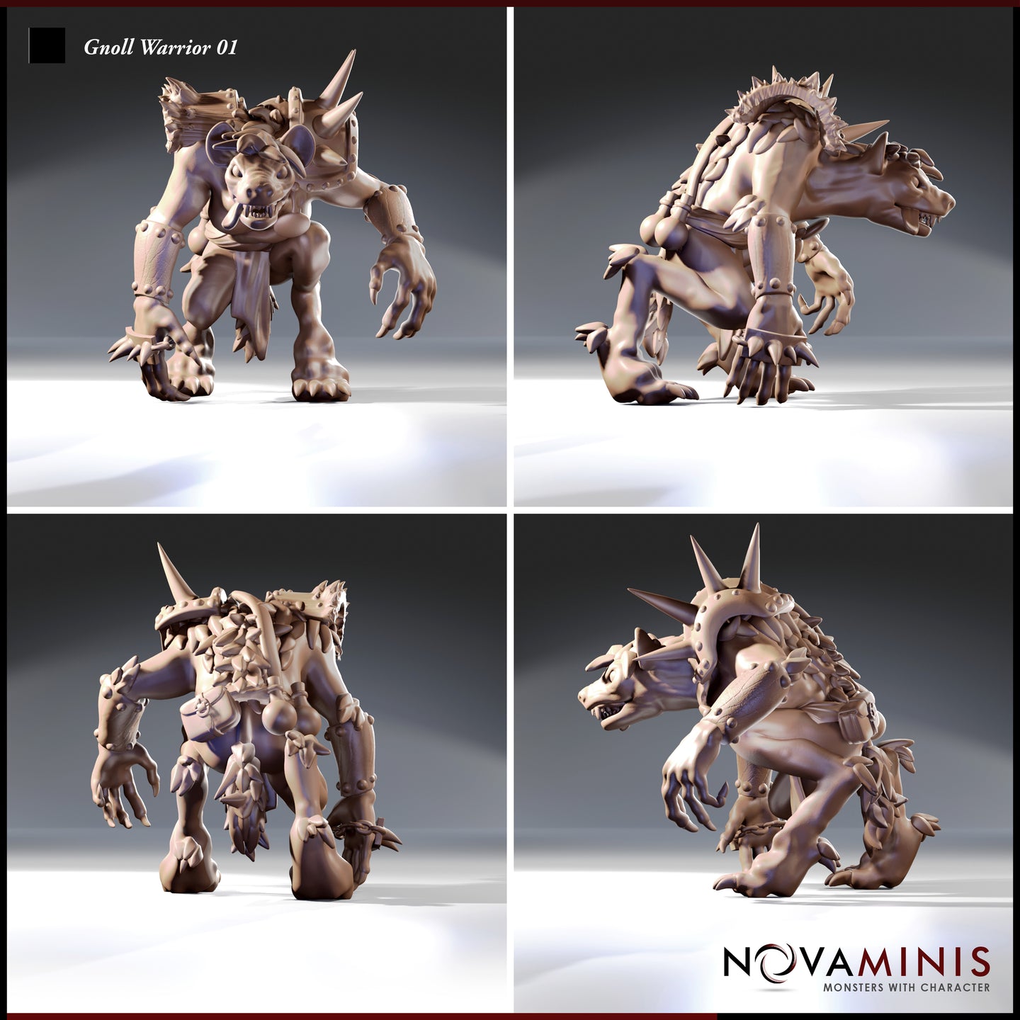 Gnoll Warrior 01 by Novaminis