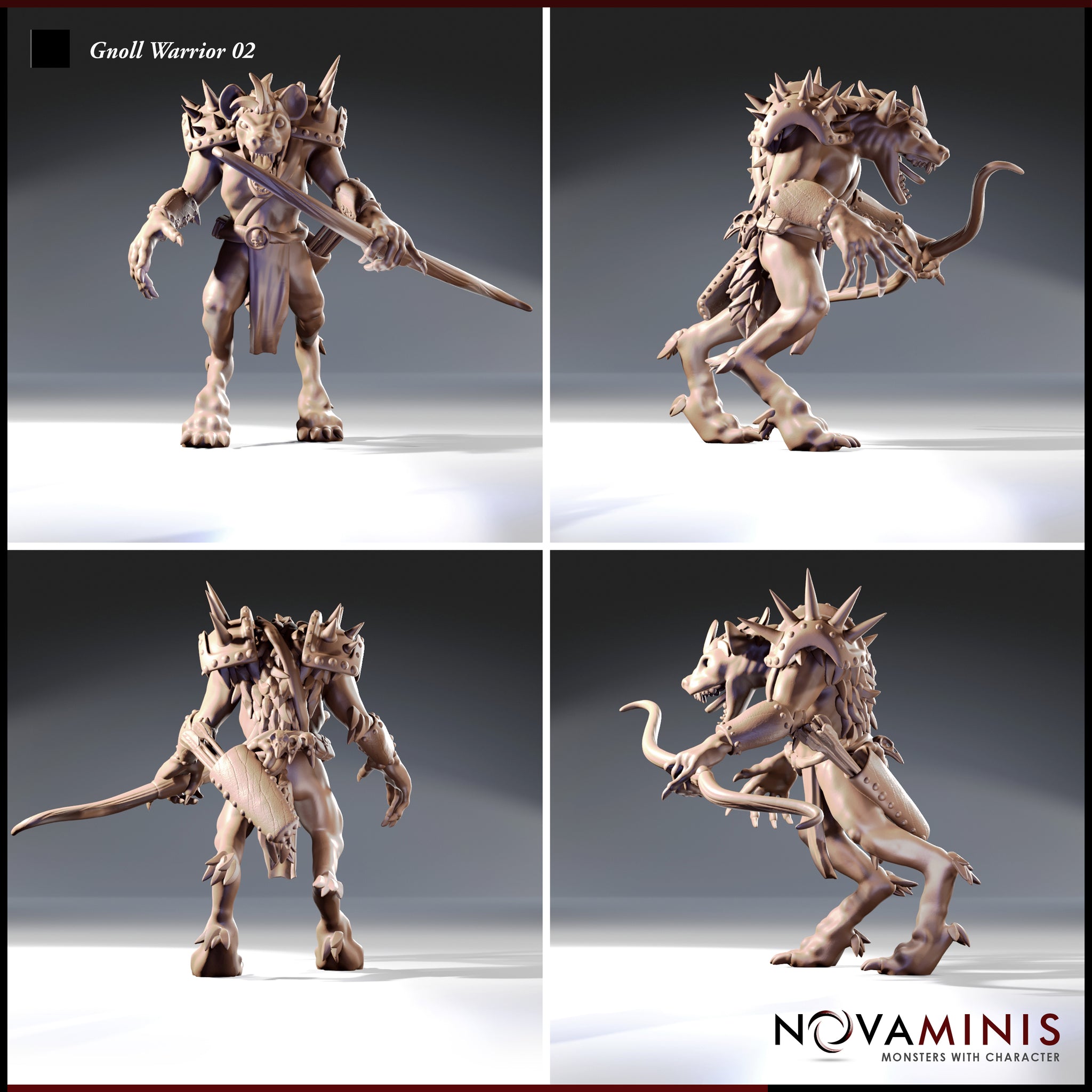 Gnoll Warrior Bundle by Novaminis