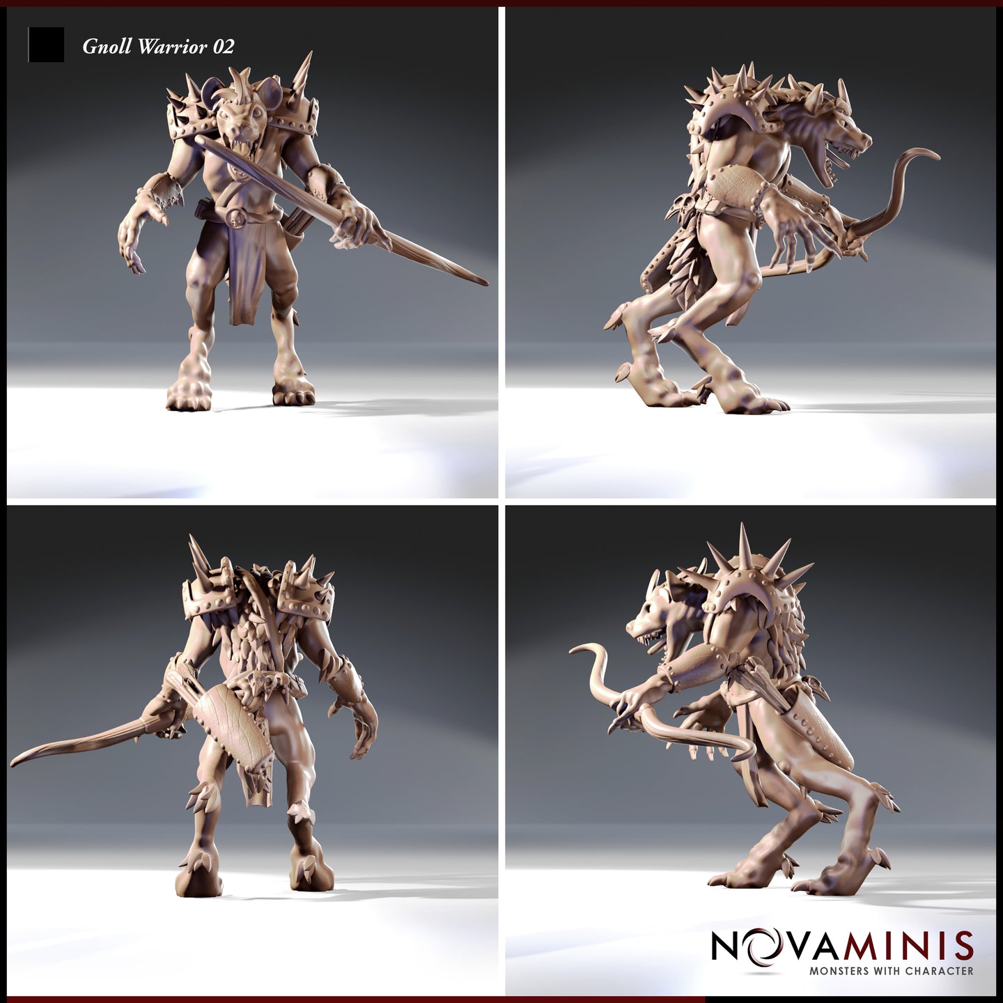 Gnoll Warrior 02 by Novaminis