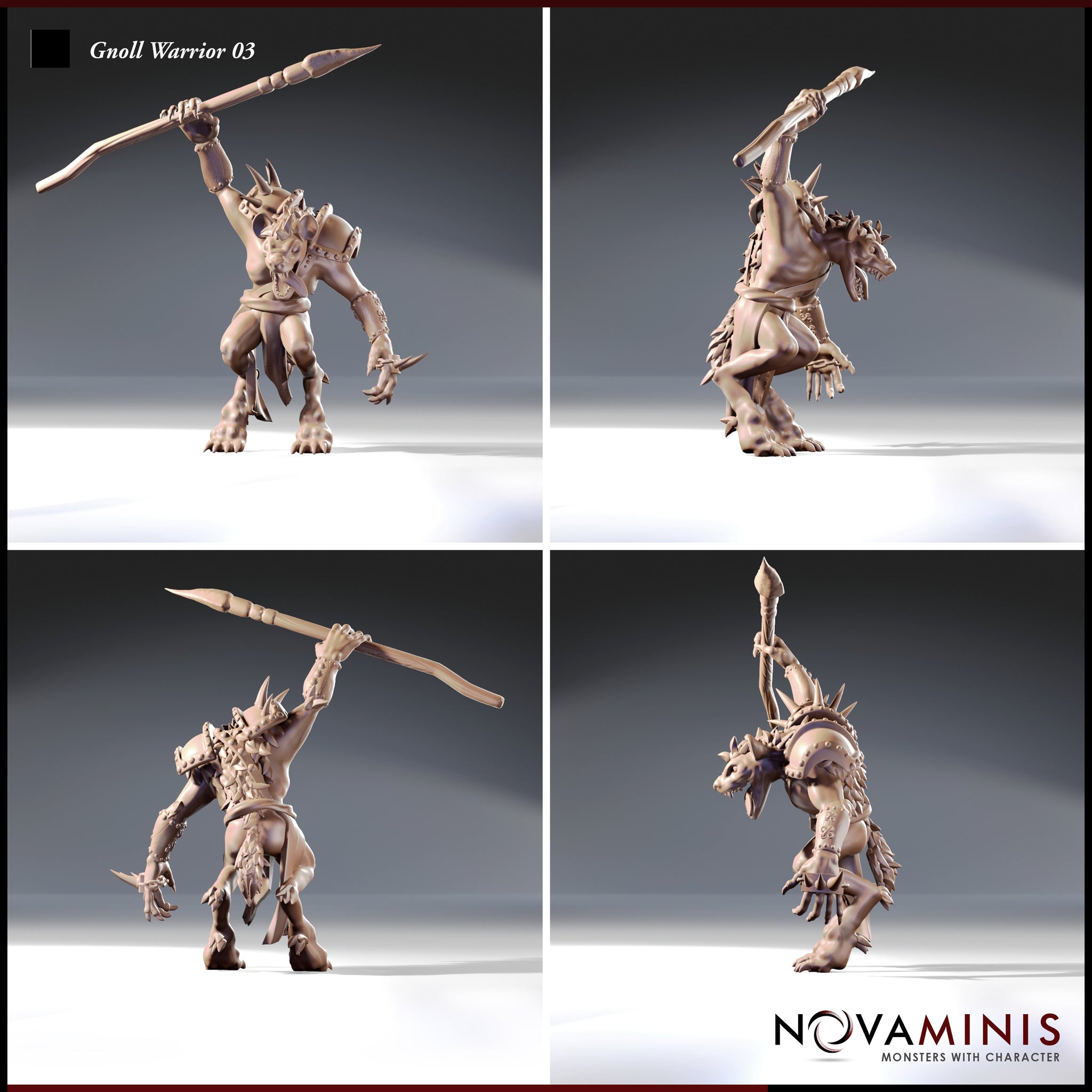 Gnoll Warrior Bundle by Novaminis
