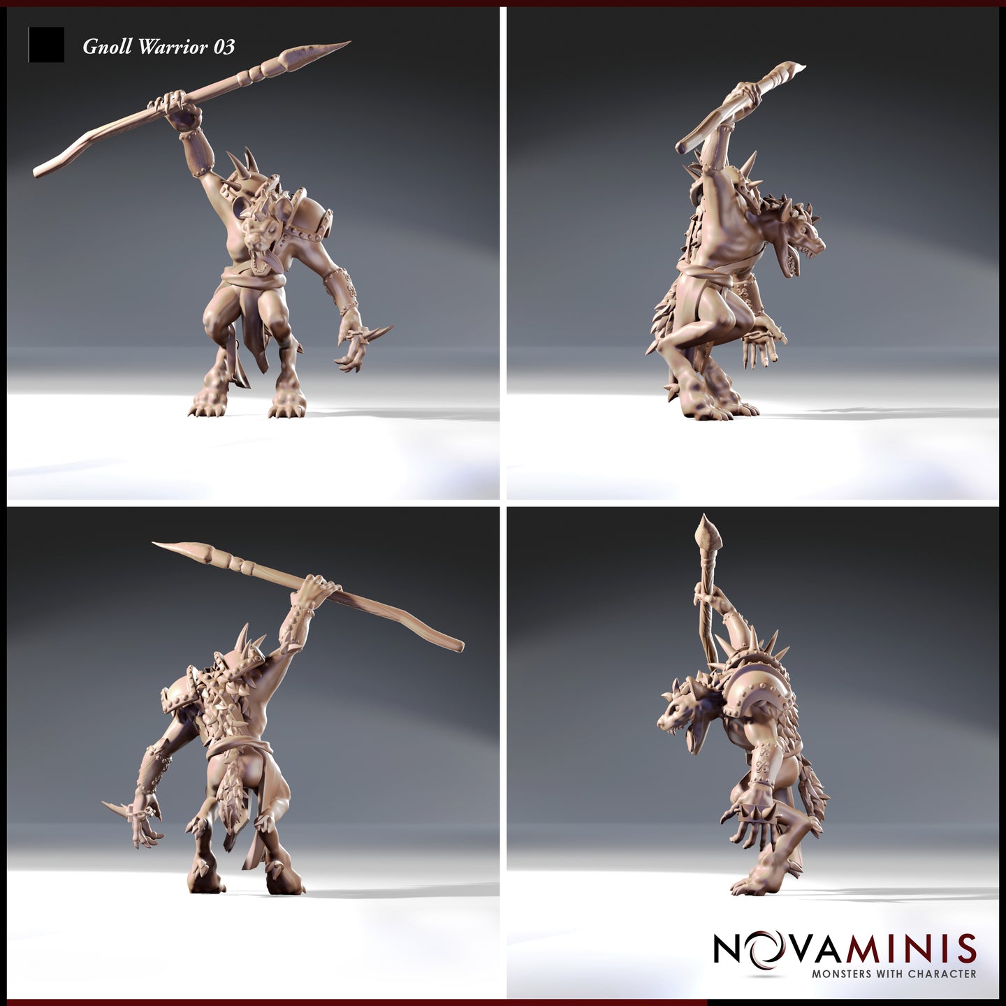 Gnoll Warrior 03 by Novaminis